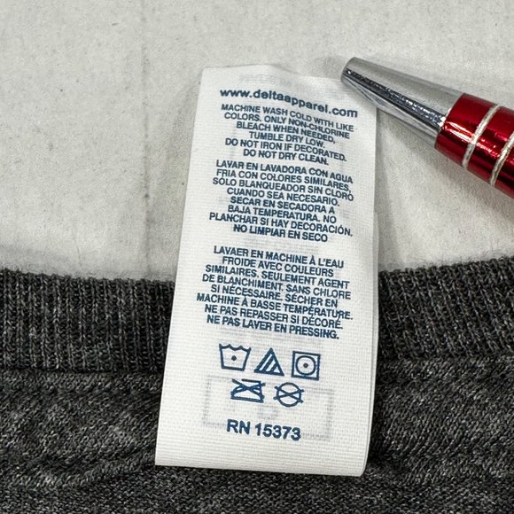 Delta Women's Size Small Tee Shirt Nashville Short Sleeve Gray Preowned - Picture 6 of 12